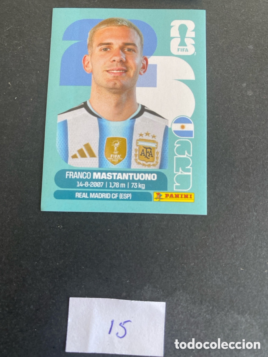 Cromos de Futebol: Cromo Argentina Mundial 2026 N* 15 nuevo