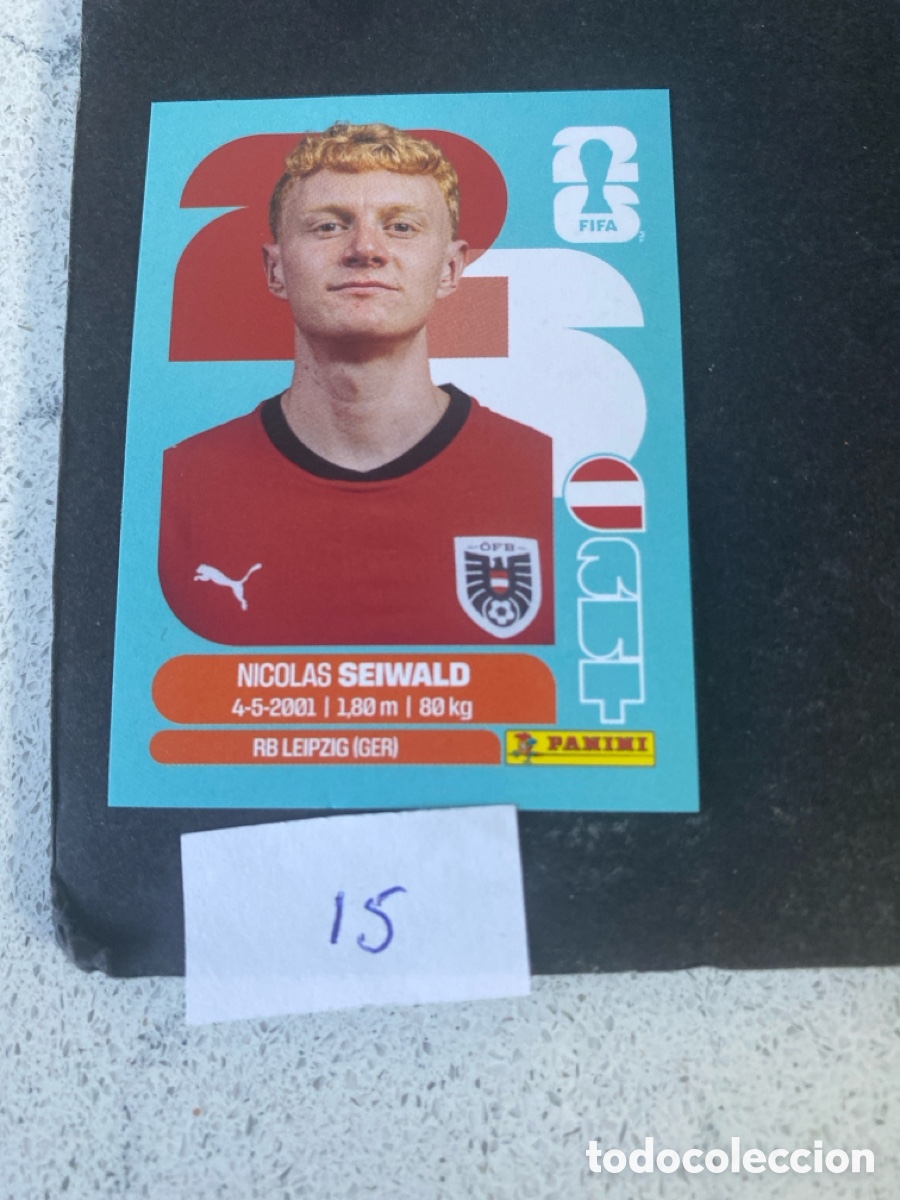 Cromos de Futebol: Cromo Austria Mundial 2026 N* 15 nuevo
