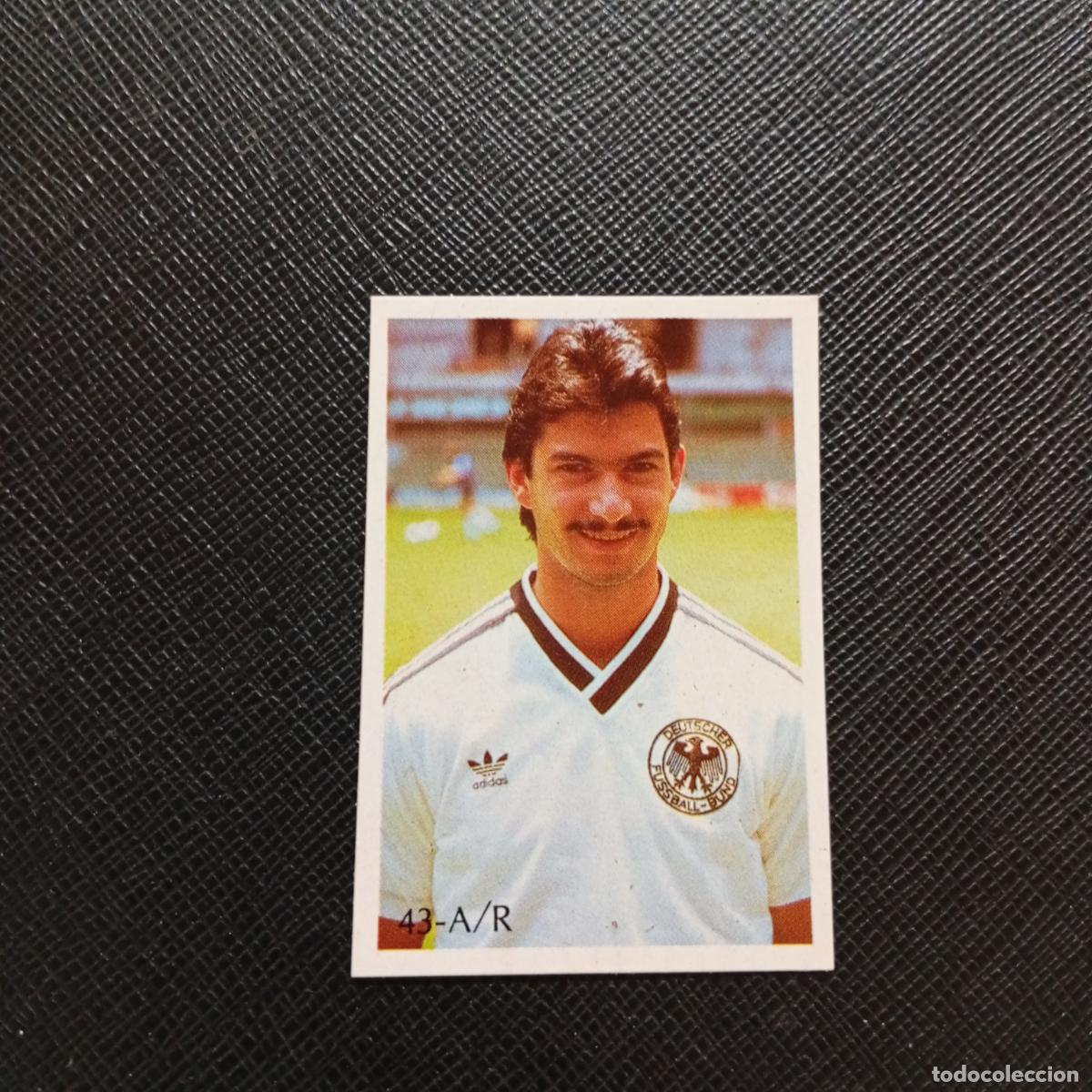 Cartes &agrave; collectionner de Football: 35 WASS HERBERT ALEMANIA REYAUCA MEXICO WORLD 1986 CROMO FUTBOL 86 - SIN PEGAR - A24 PG37