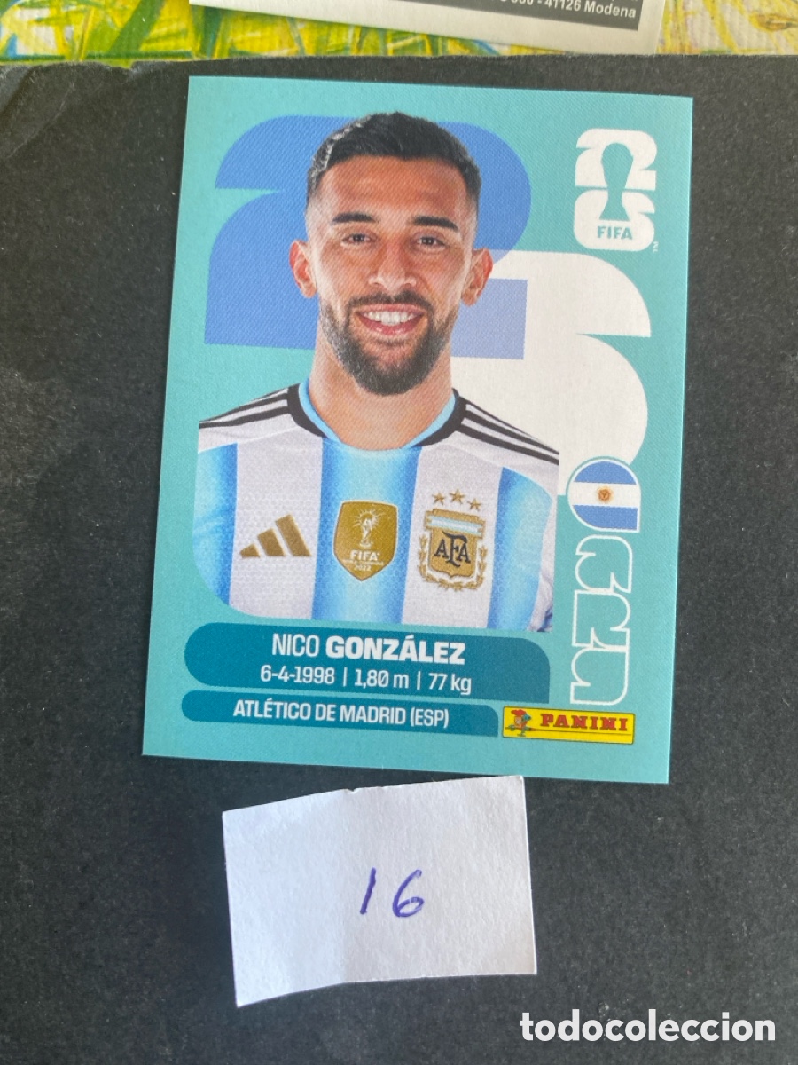 Cromos de F&uacute;tbol: Cromo Argentina Mundial 2026 N* 16 nuevo
