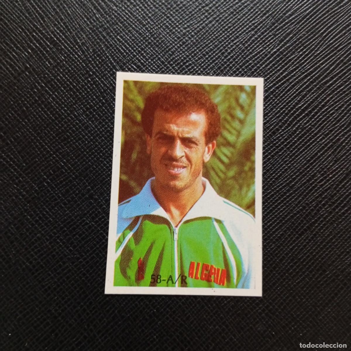 Cromos de F&uacute;tbol: 58 SALAH ASSAD ARGELIA REYAUCA MEXICO WORLD 1986 CROMO FUTBOL 86 - SIN PEGAR - A24 PG73