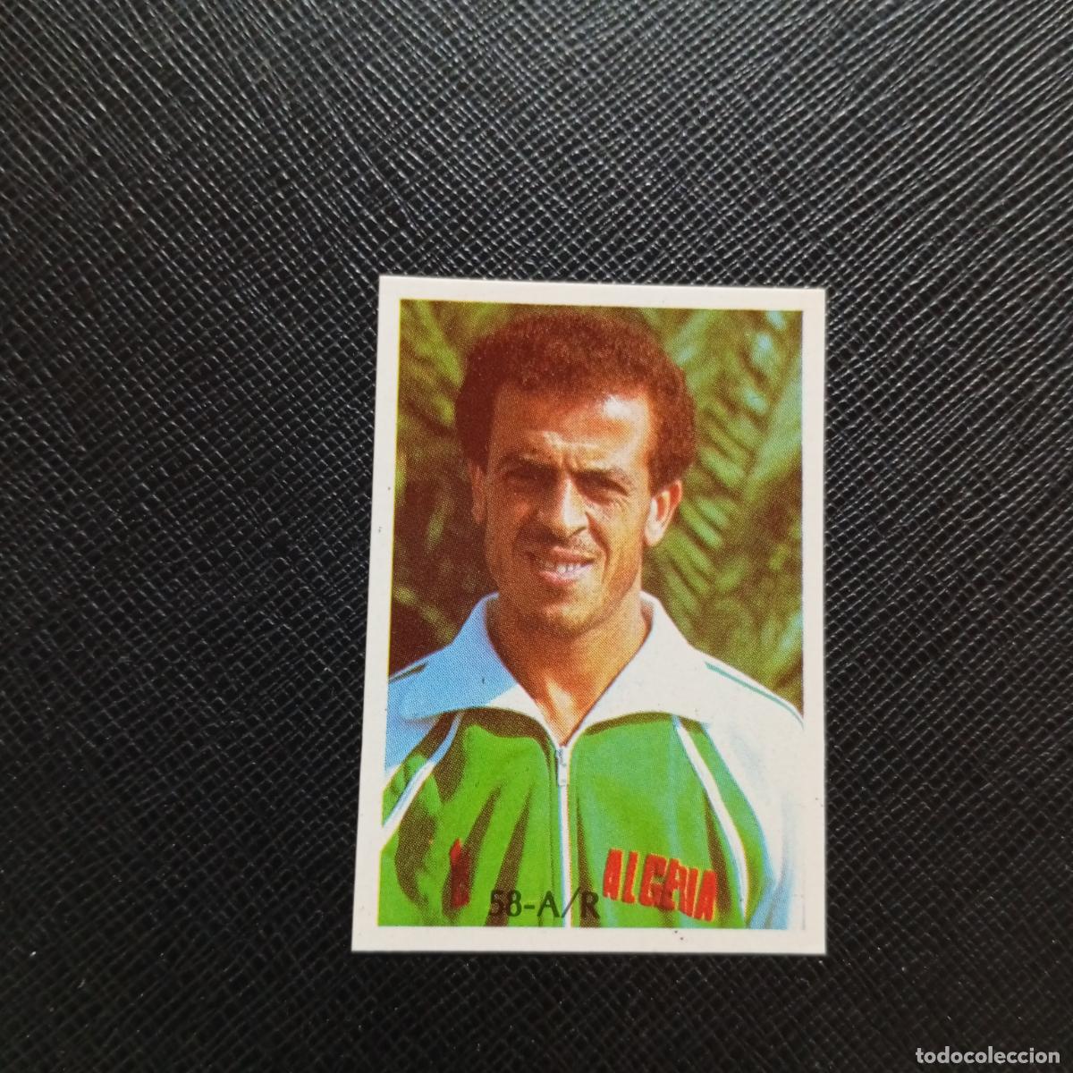 Cromos de F&uacute;tbol: 58 SALAH ASSAD ARGELIA REYAUCA MEXICO WORLD 1986 CROMO FUTBOL 86 - SIN PEGAR - A24 PG73 B