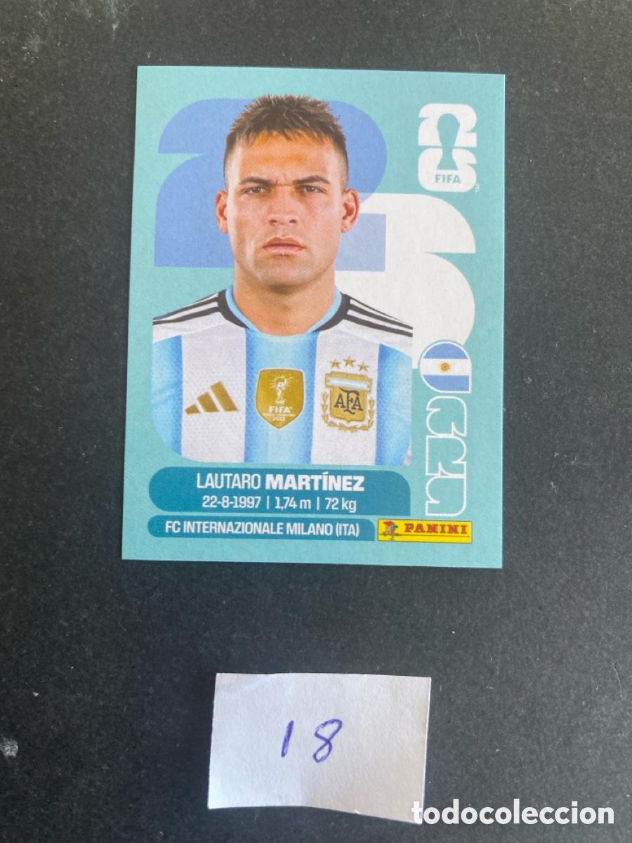 Cromos de F&uacute;tbol: Cromo Argentina Mundial 2026 N* 18 nuevo