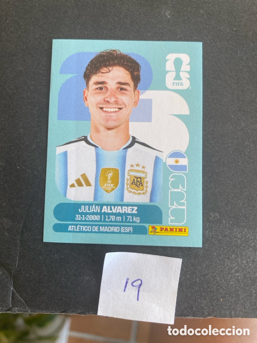 Cromos de F&uacute;tbol: Cromo Argentina Mundial 2026 N* 19 nuevo