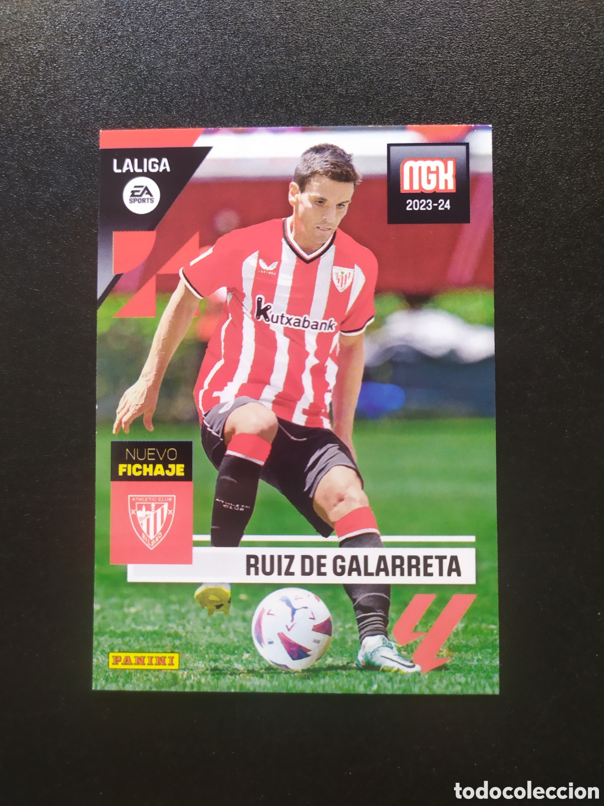 Cromos de F&uacute;tbol: Megacracks 2023 2024 23 24 panini Ruiz de Galarreta fichaje n&deg; 447 Athletic Bilbao