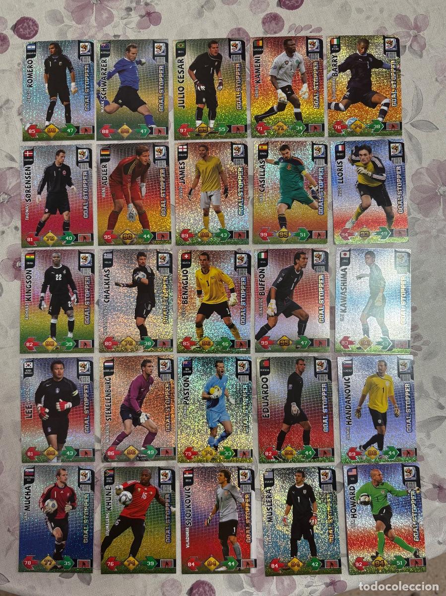 Cromos de F&uacute;tbol: Pack 25 &rdquo;Goal Stopper&rdquo; Adrenalyn XL Mundial 2010