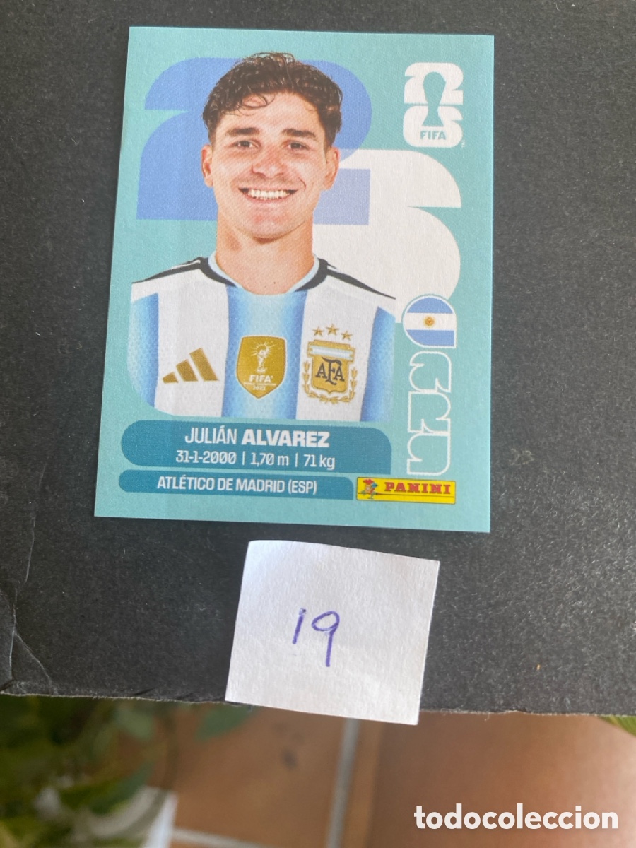 Cromos de F&uacute;tbol: Cromo Argentina Mundial 2026 N* 19 nuevo