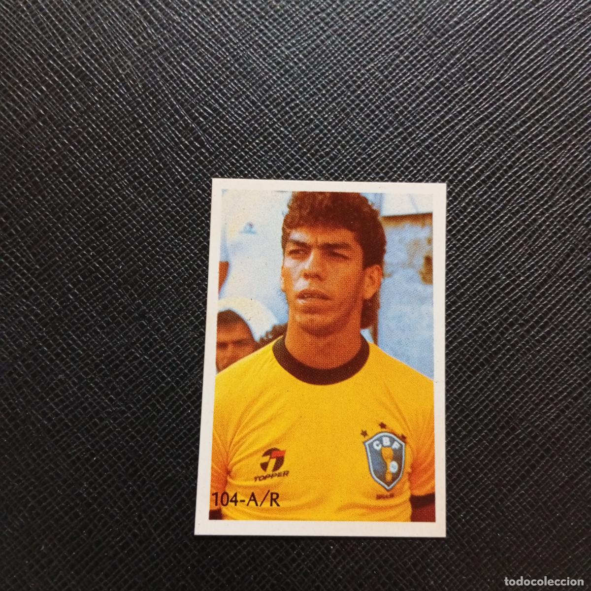 Cartes &agrave; collectionner de Football: 104 MOZER BRASIL REYAUCA MEXICO WORLD 1986 CROMO FUTBOL 86 - SIN PEGAR - A24 PG100 B