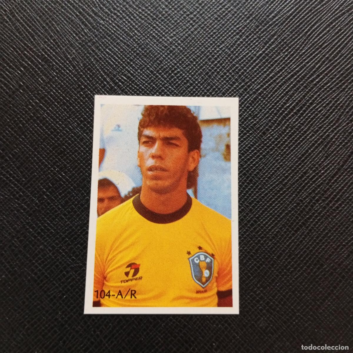 Cartes &agrave; collectionner de Football: 104 MOZER BRASIL REYAUCA MEXICO WORLD 1986 CROMO FUTBOL 86 - SIN PEGAR - A24 PG118