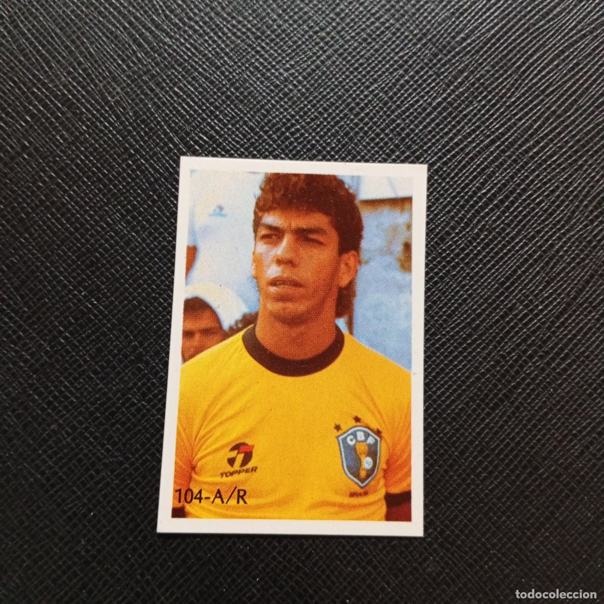 Cartes &agrave; collectionner de Football: 104 MOZER BRASIL REYAUCA MEXICO WORLD 1986 CROMO FUTBOL 86 - SIN PEGAR - A24 PG118 B