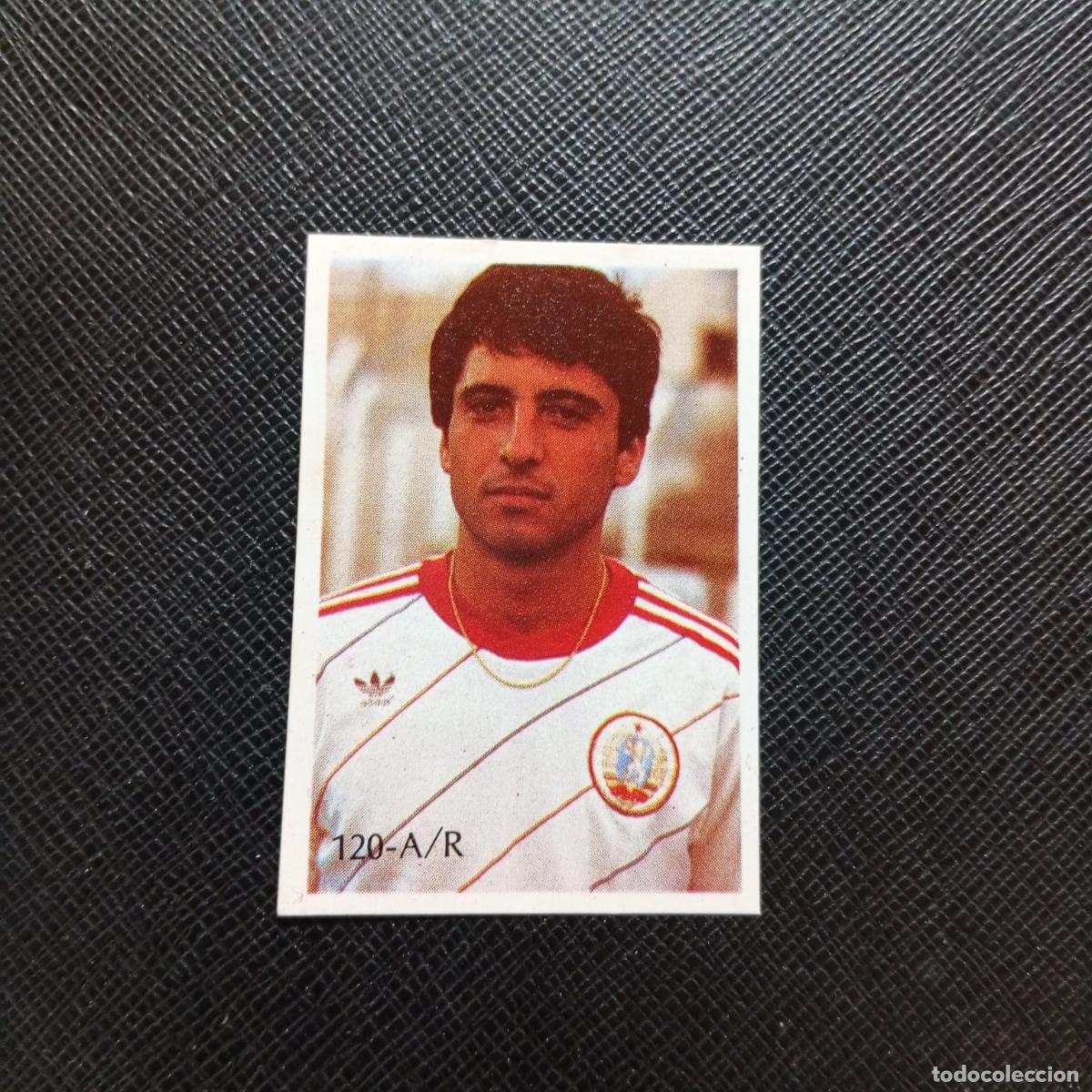 Cartes &agrave; collectionner de Football: 120 HRISTO KOLEV BULGARIA REYAUCA MEXICO WORLD 1986 CROMO FUTBOL 86 - SIN PEGAR - A24 PG127