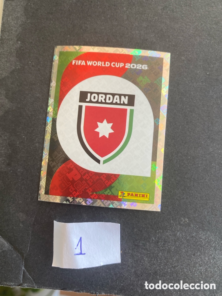 Fu&szlig;ball-Sticker: Cromo Jordania Mundial 2026 N*1 nuevo