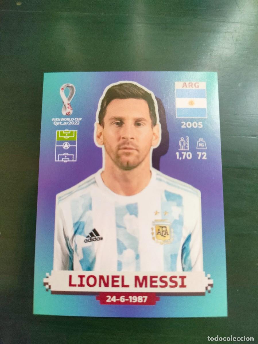 Cromos de F&uacute;tbol: Messi Argentina ARG20 Mundial 2022 Catar Panini