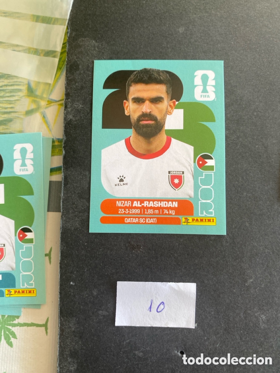 Cromos de F&uacute;tbol: Cromo Jordania Mundial 2026 N* 10 nuevo