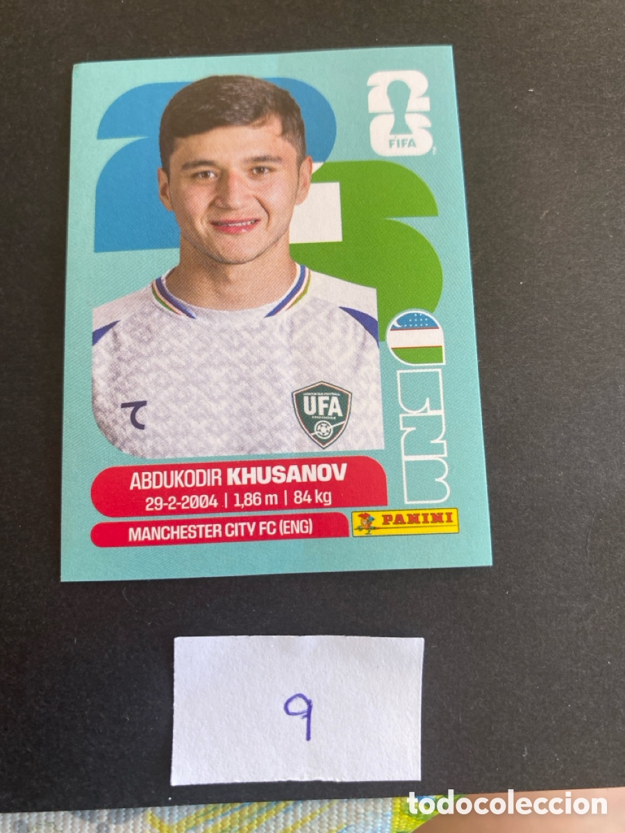 Cromos de F&uacute;tbol: Cromo Uzbekist&aacute;n Mundial 2026 N* 9 nueva