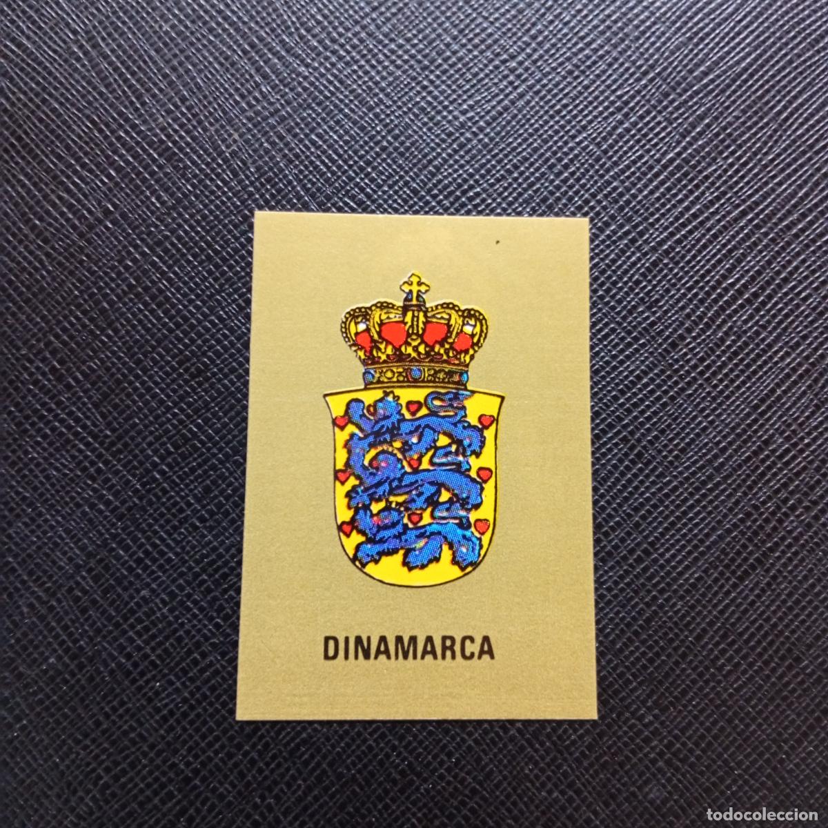 Cromos de F&uacute;tbol: ESCUDO DINAMARCA REYAUCA MEXICO WORLD 1986 CROMO FUTBOL 86 - SIN PEGAR - A24 PG190 B