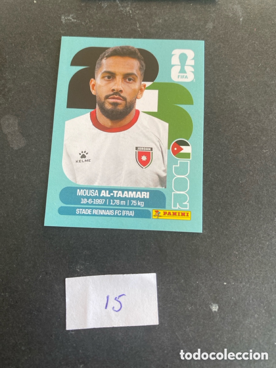 Cromos de F&uacute;tbol: Cromo Jordania Mundial 2026 N* 15 nuevo