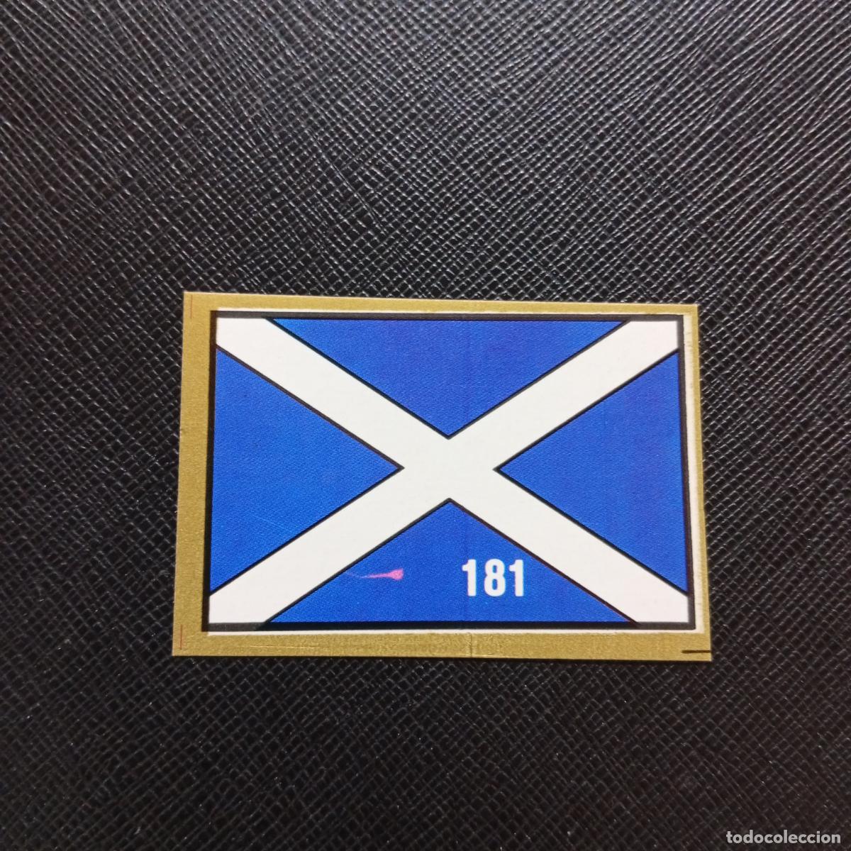 Cromos de F&uacute;tbol: 181 BANDERA ESCOCIA REYAUCA MEXICO WORLD 1986 CROMO FUTBOL 86 - SIN PEGAR - A24 PG190