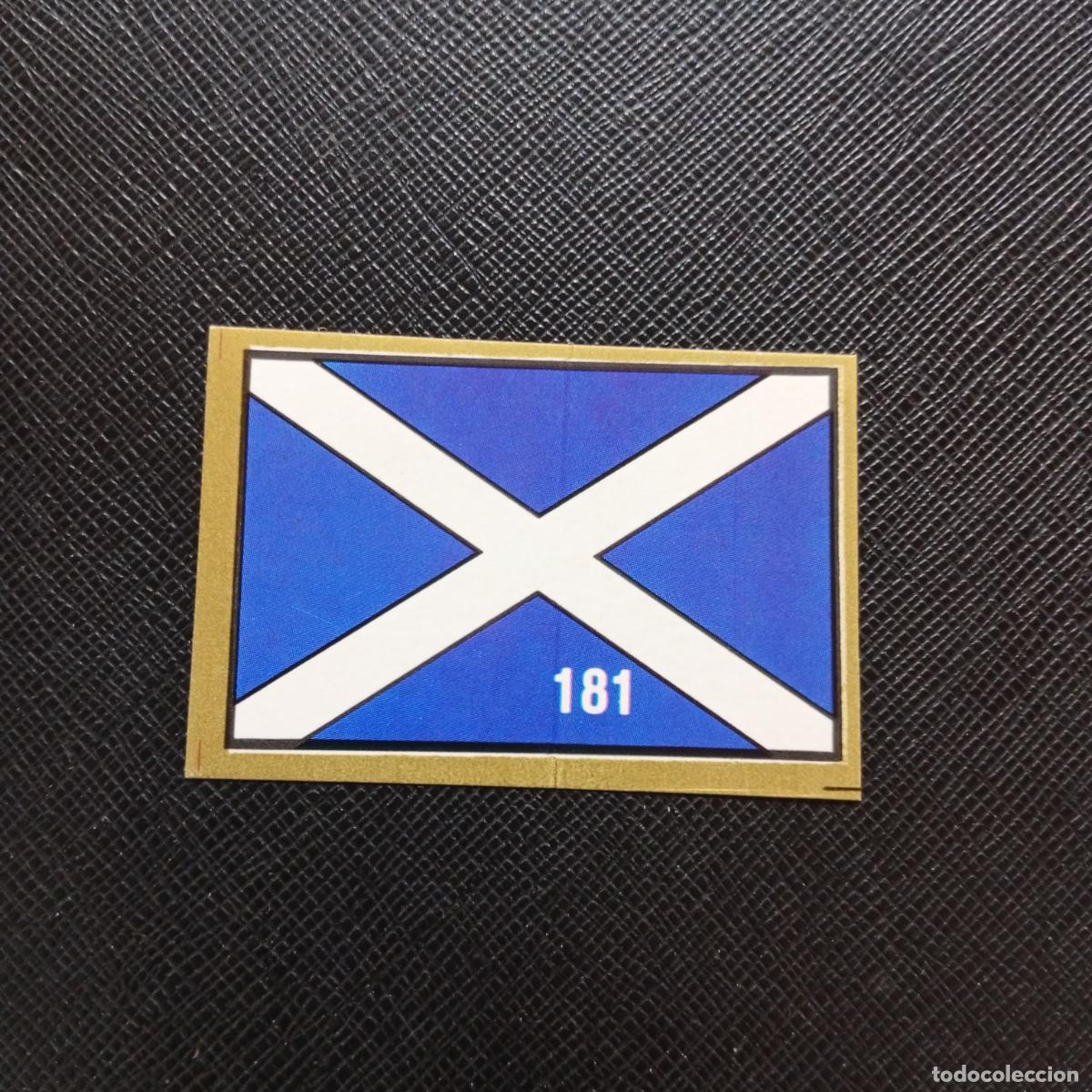 Cromos de F&uacute;tbol: 181 BANDERA ESCOCIA REYAUCA MEXICO WORLD 1986 CROMO FUTBOL 86 - SIN PEGAR - A24 PG190 B