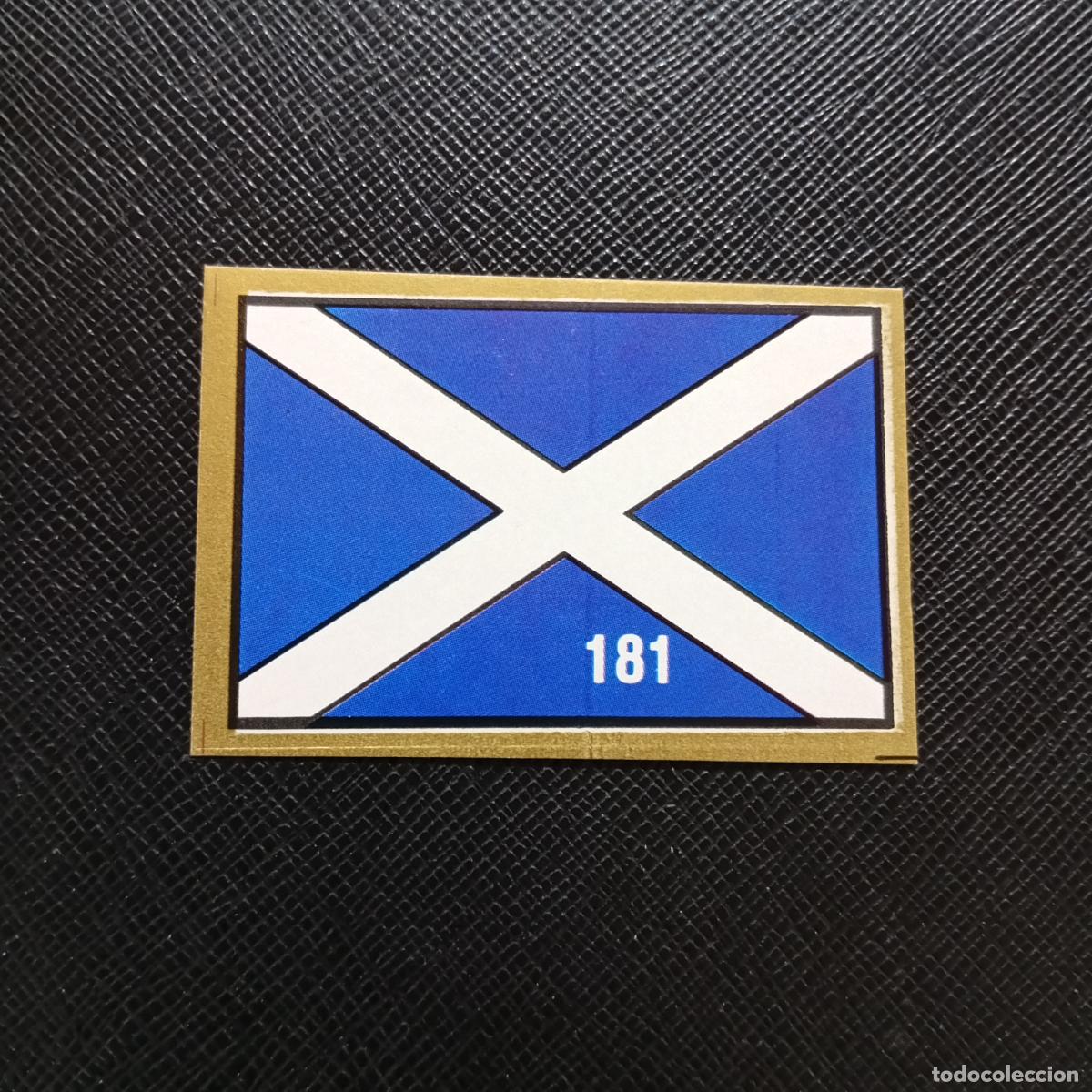 Cromos de Futebol: 181 BANDERA ESCOCIA REYAUCA MEXICO WORLD 1986 CROMO FUTBOL 86 - SIN PEGAR - A24 PG271 B