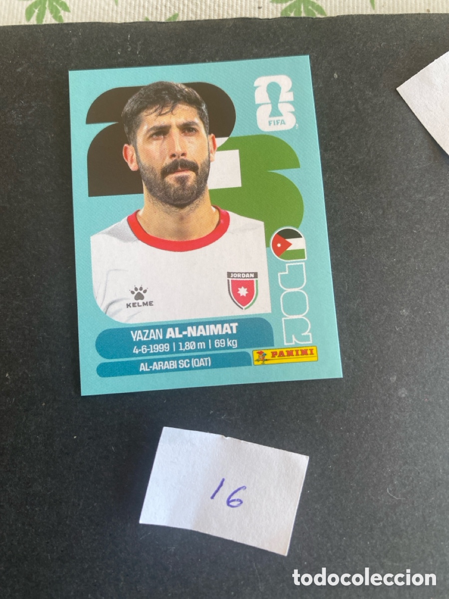 Cromos de F&uacute;tbol: Cromo Jordania Mundial 2026 N* 16 nuevo