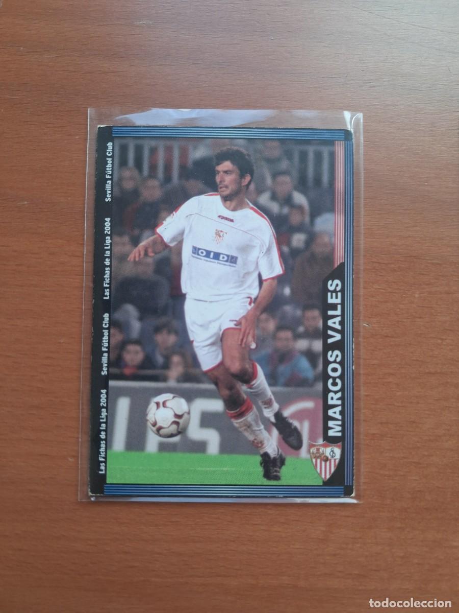 Cromos de F&uacute;tbol: Fichas de la Liga de Mundicromo 2003 2004 03 04 Sevilla FC 262 Marcos Vales