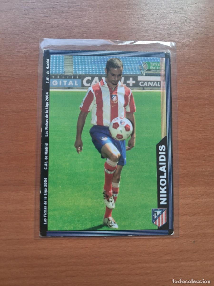 Cartes &agrave; collectionner de Football: Fichas de la Liga de Mundicromo 2003 2004 03 04 Atletico de Madrid 320 Nikolaidis