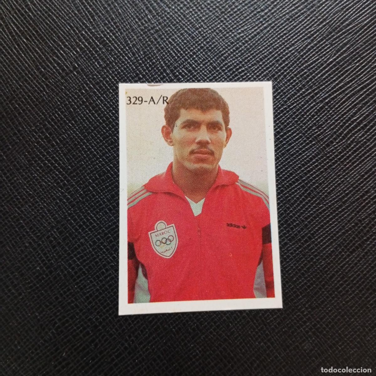 Cartes &agrave; collectionner de Football: 329 RHIATI MARRUECOS REYAUCA MEXICO WORLD 1986 CROMO FUTBOL 86 - SIN PEGAR - A24 PG433