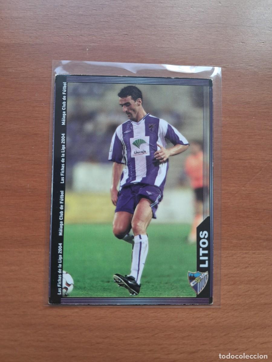 Cromos de F&uacute;tbol: Fichas de la Liga de Mundicromo 2003 2004 03 04 Malaga CF 332 Litos