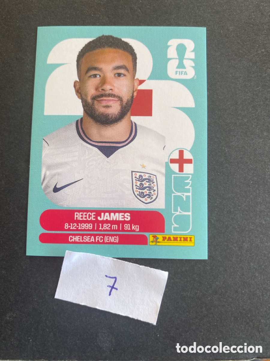 Cromos de F&uacute;tbol: Cromo Inglaterra Mundial 2026 N* 7 nuevo