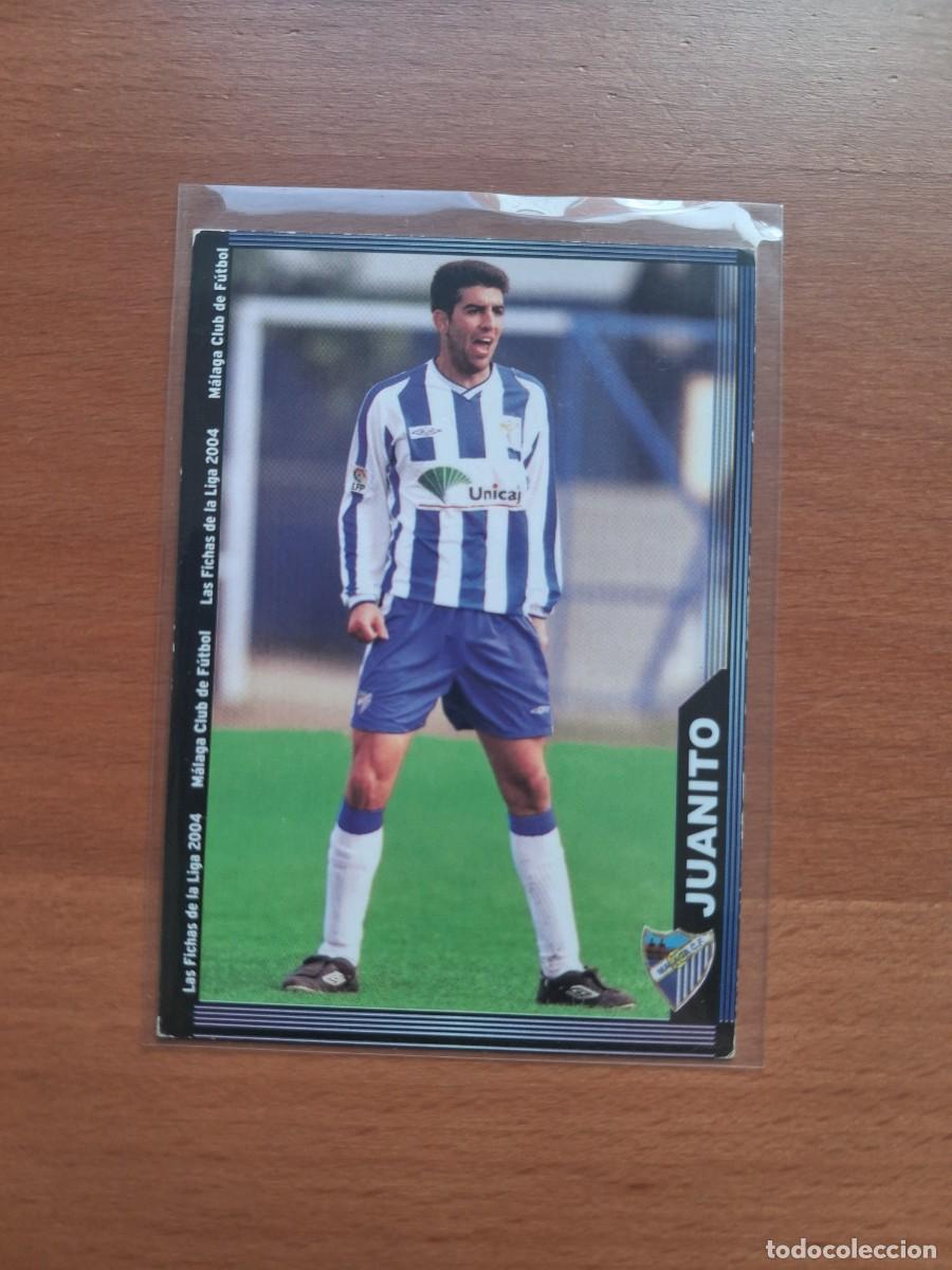 Cromos de F&uacute;tbol: Fichas de la Liga de Mundicromo 2003 2004 03 04 Malaga CF 337 Juanito