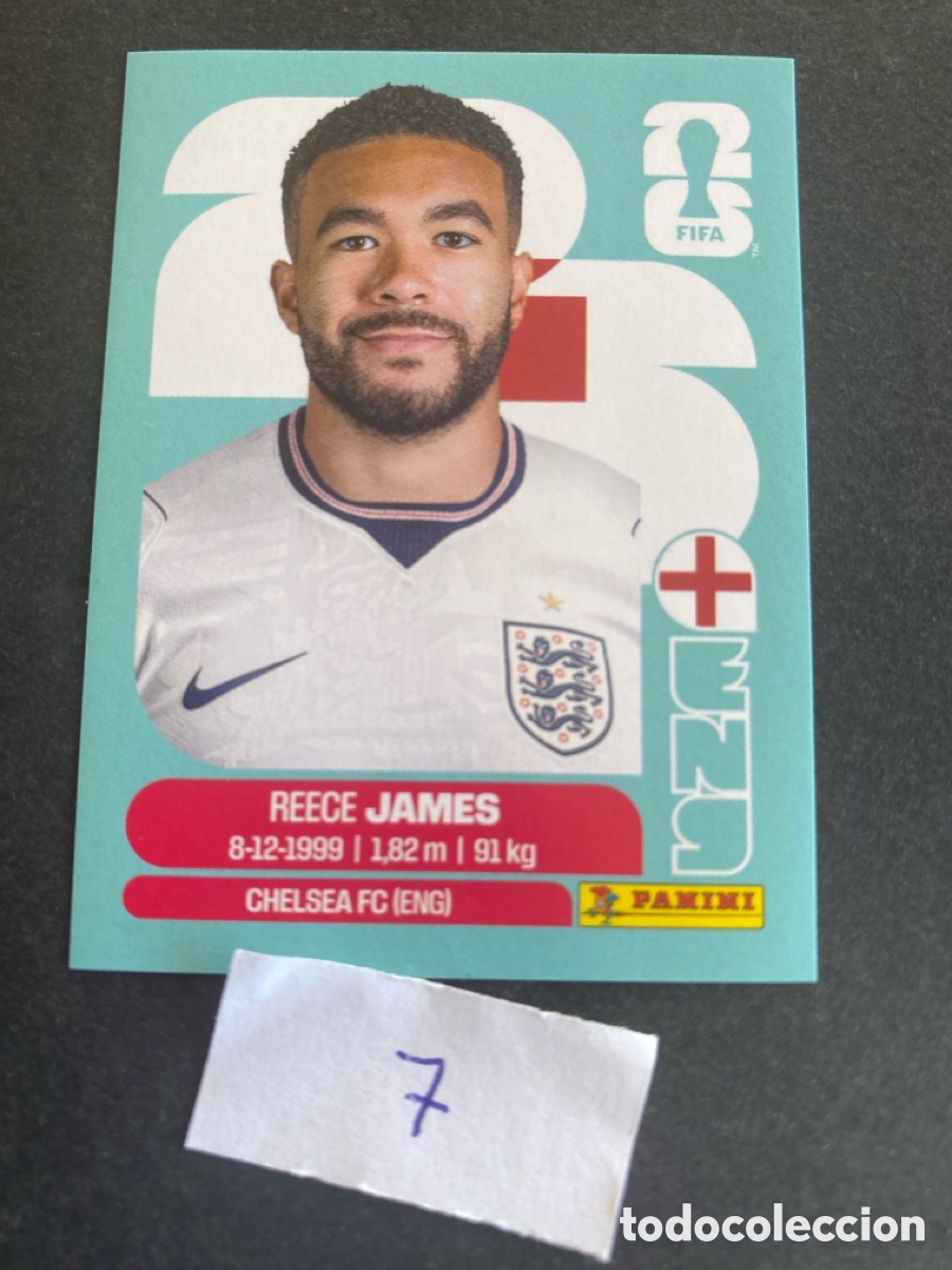 Cromos de F&uacute;tbol: Cromo Inglaterra Mundial 2026 N* 7 nuevo