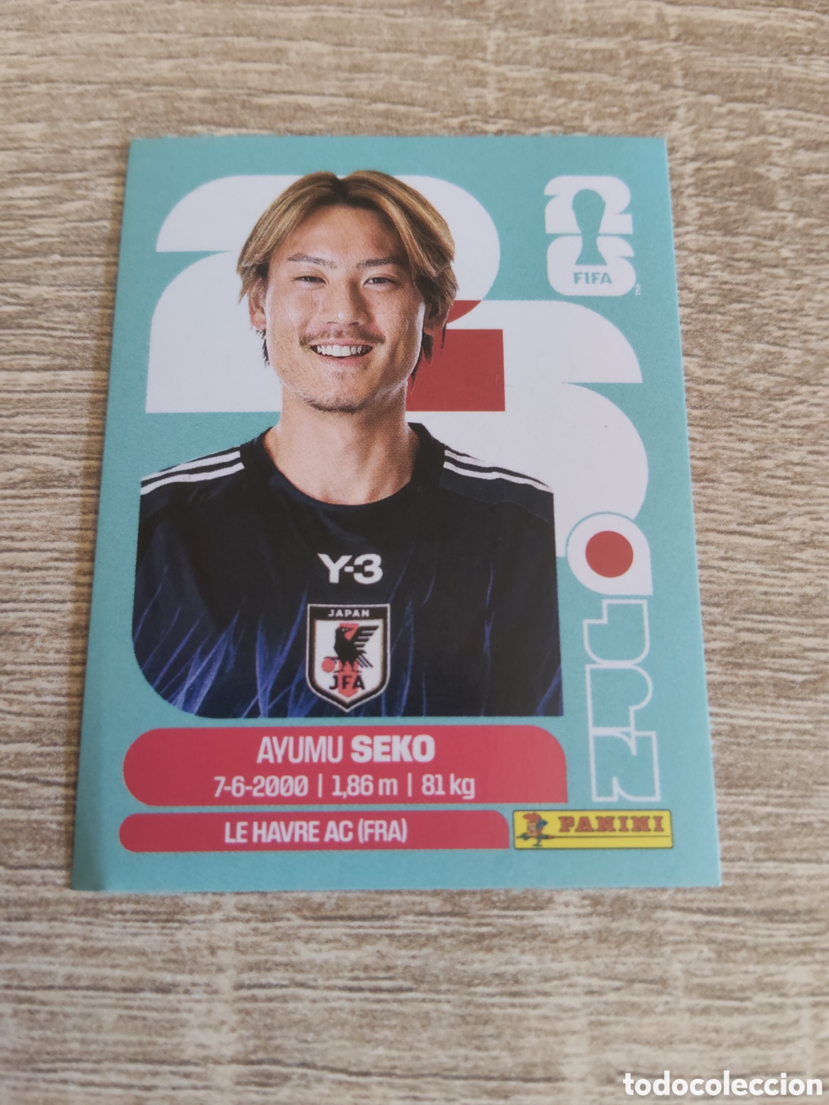 Cromos de F&uacute;tbol: Panini mundial 2026 JPN 4 Ayumu Seko Jap&oacute;n
