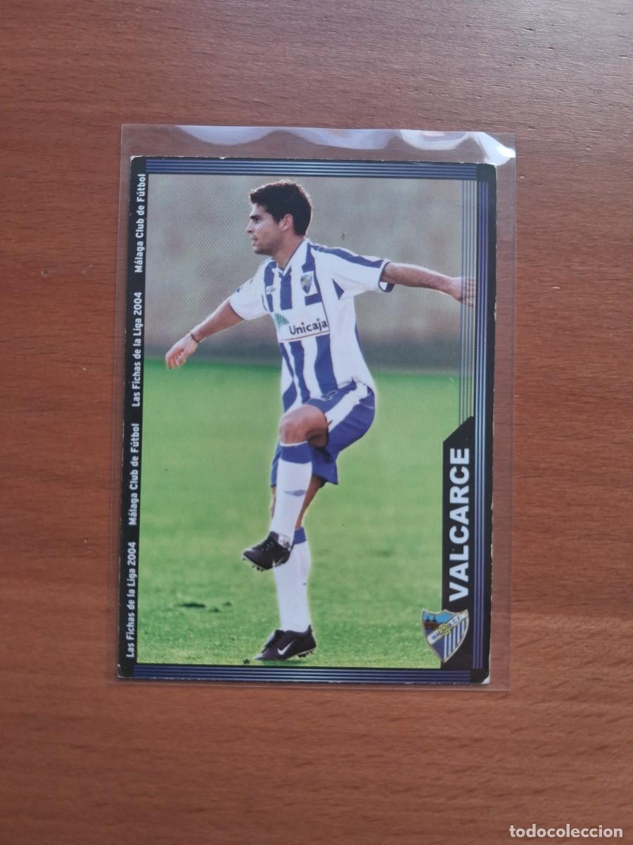 Cromos de F&uacute;tbol: Fichas de la Liga de Mundicromo 2003 2004 03 04 Malaga CF 340 Valcarce