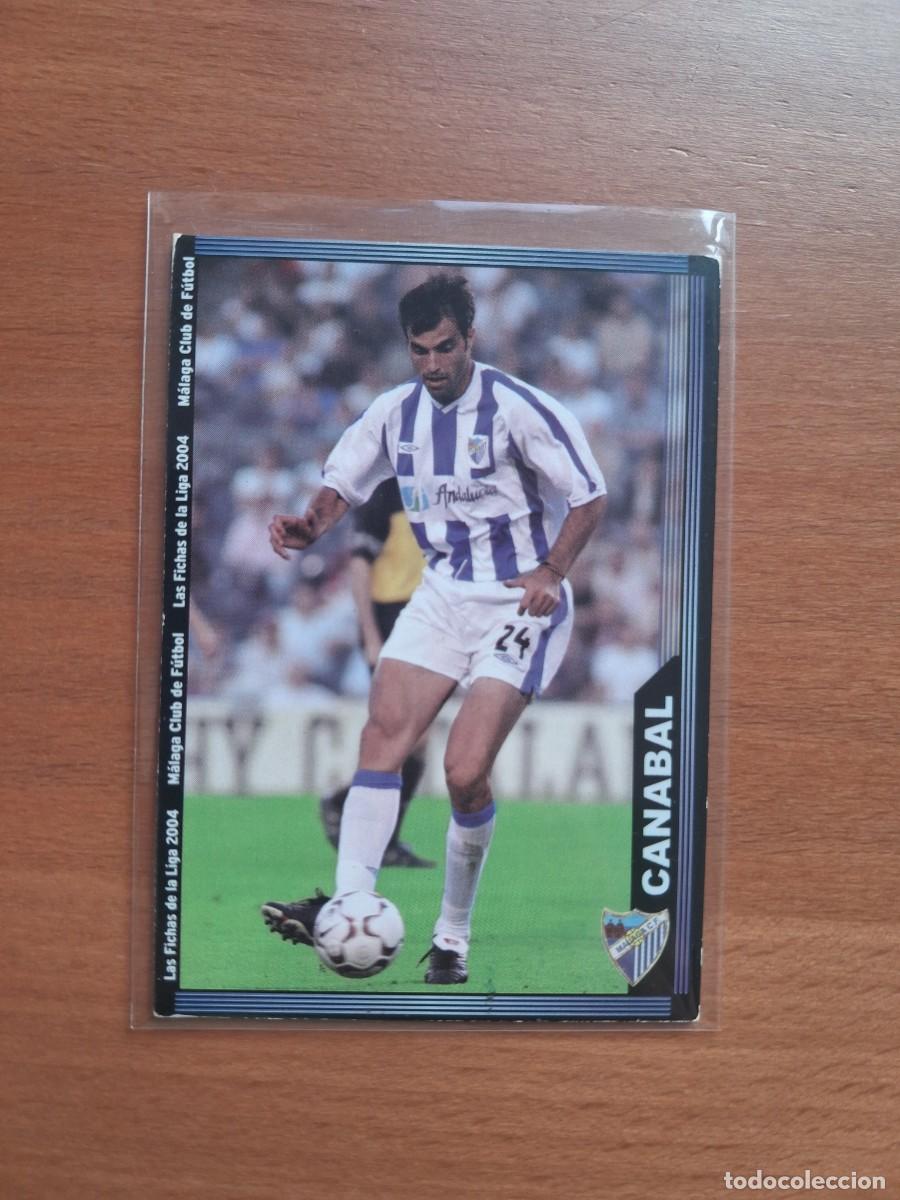 Cartes &agrave; collectionner de Football: Fichas de la Liga de Mundicromo 2003 2004 03 04 Malaga CF 345 Canabal