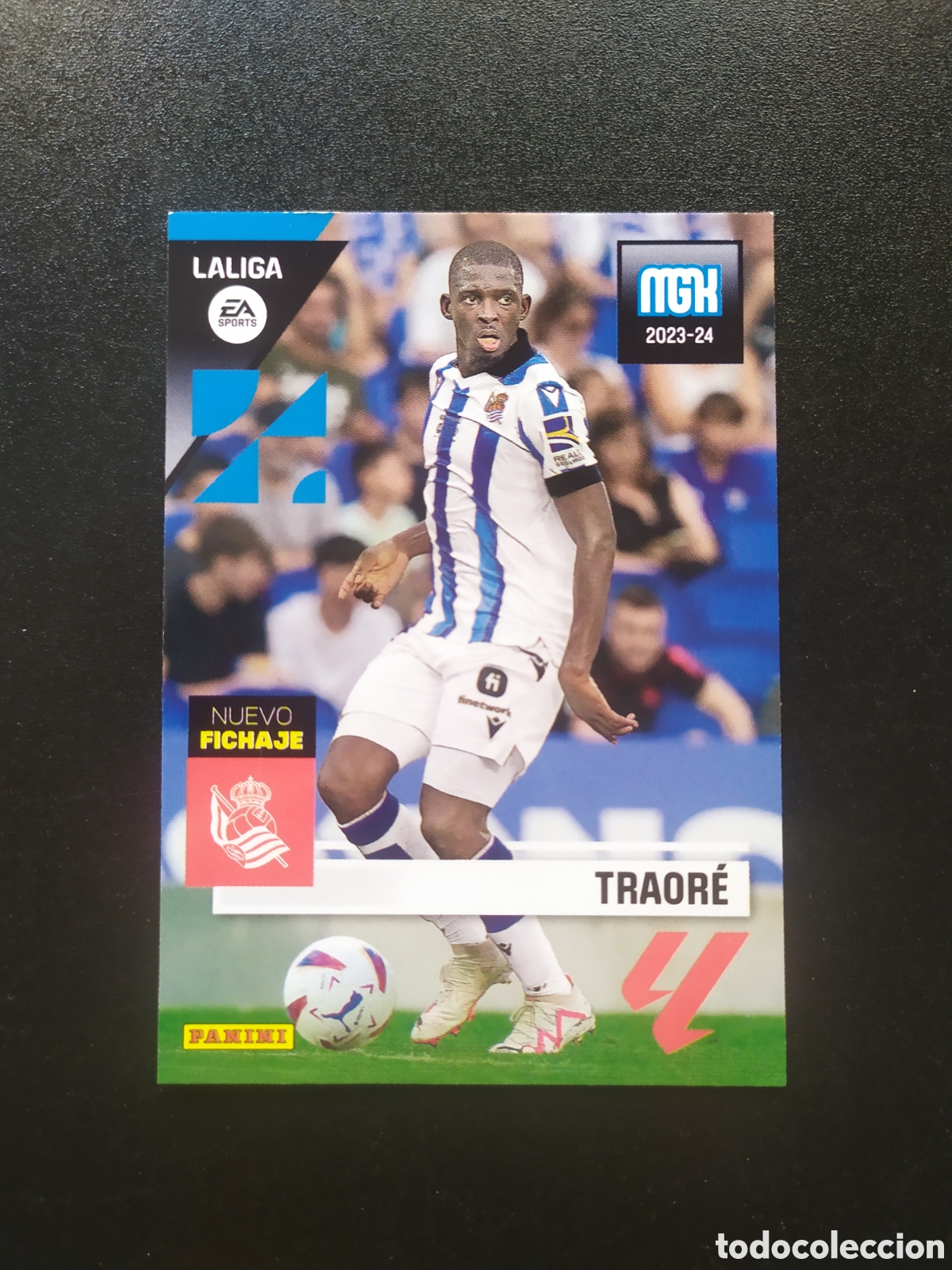 Cromos de Futebol: Megacracks 2023 2024 23 24 panini Traor&eacute; fichaje n&deg; 450 Real Sociedad