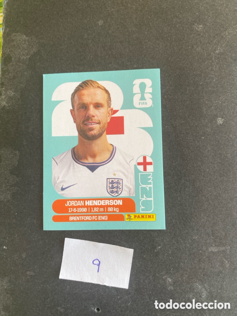 Cromos de Futebol: Cromo Inglaterra Mundial 2026 N* 9 nuevo