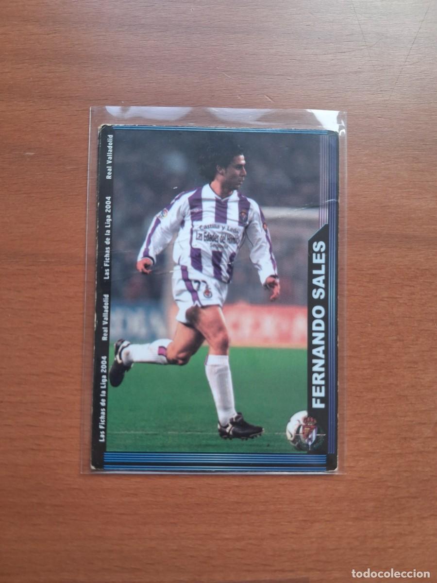 Cromos de Futebol: Fichas de la Liga de Mundicromo 2003 2004 03 04 Real Valladolid 373 Fernando Sales