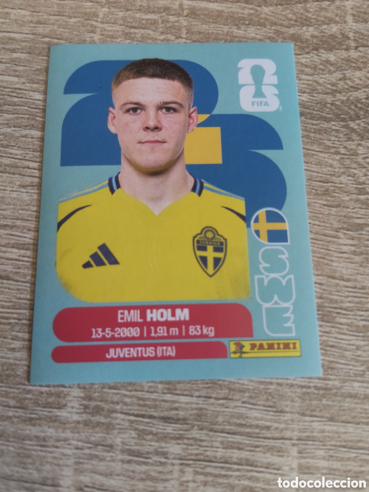 Cromos de Futebol: Panini mundial 2026 SWE 5 Emil Holm Suecia