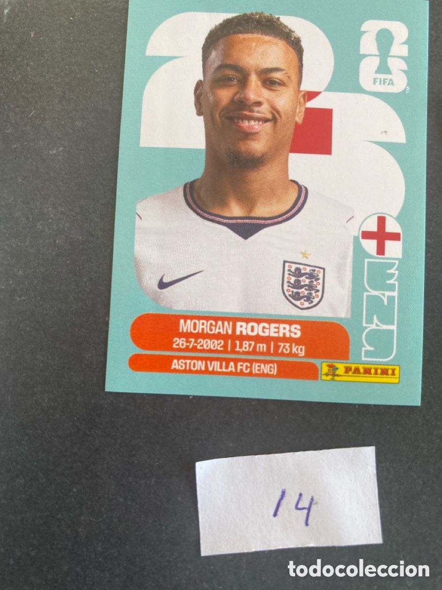 Cromos de Futebol: Cromo Inglaterra Mundial 2026 N* 14 nuevo