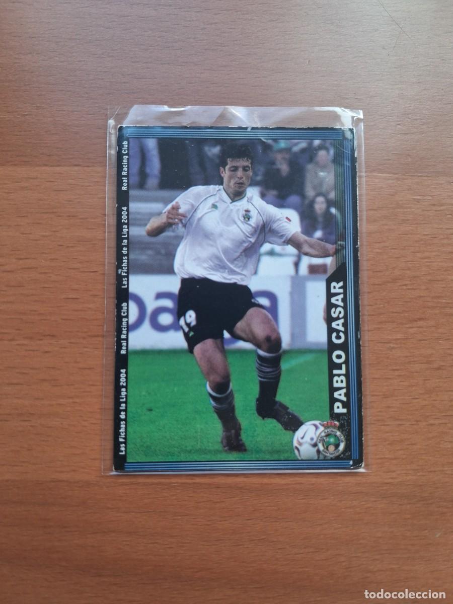 Cromos de Futebol: Fichas de la Liga de Mundicromo 2003 2004 03 04 Racing de Santander 412 Pablo Casar