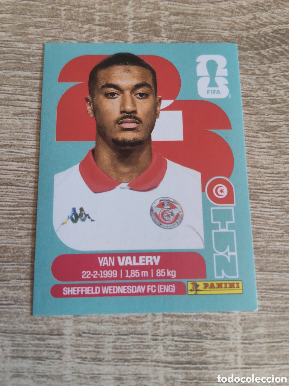 Cromos de F&uacute;tbol: Panini mundial 2026 TUN 4 Yan Valery T&uacute;nez