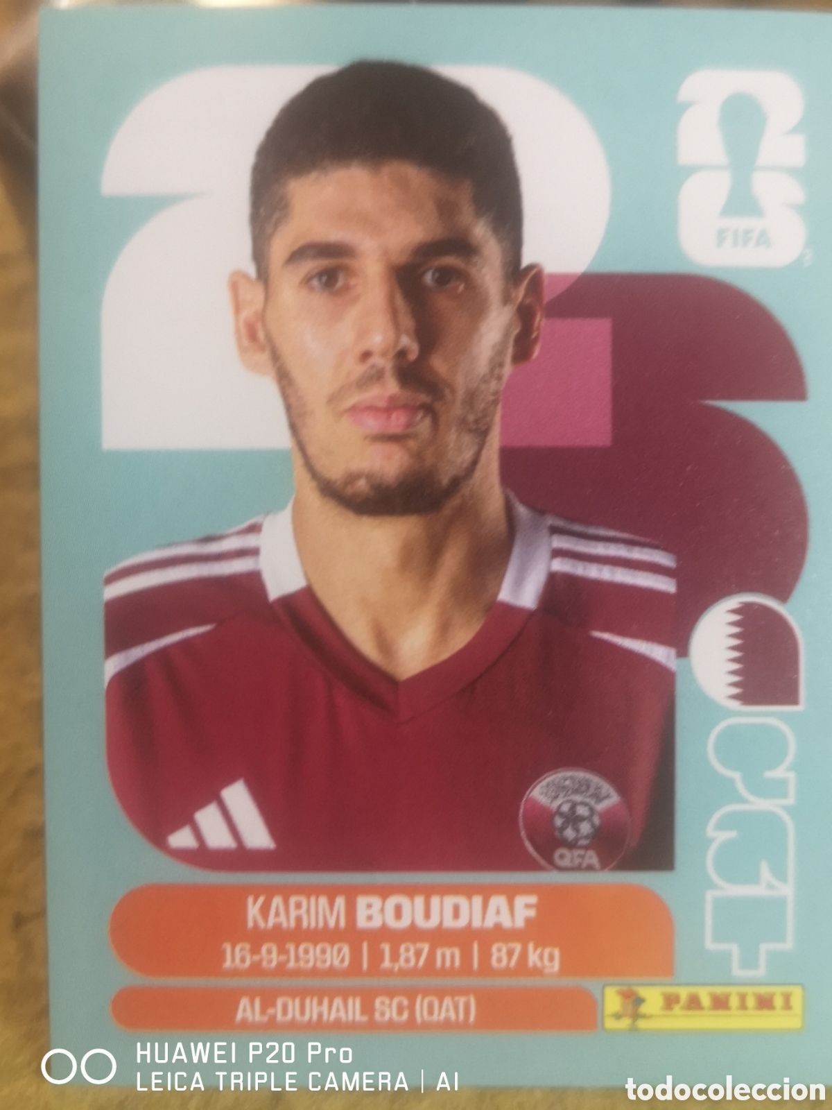 Cromos de F&uacute;tbol: FIFA WORLD CUP MUNDIAL 2026 BOUDIAF - QAT 10