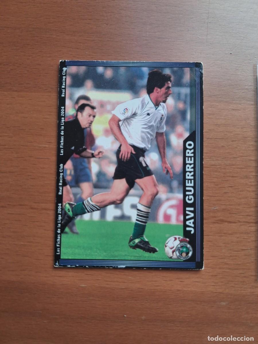 Cromos de F&uacute;tbol: Fichas de la Liga de Mundicromo 2003 2004 03 04 Racing de Santander 427 Javi Guerrero