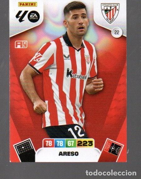 Cromos de F&uacute;tbol: CROMO DE FUTBOL XL ADRENALYN PANINI N&ordm; 22 DEL BILBAO ARESO