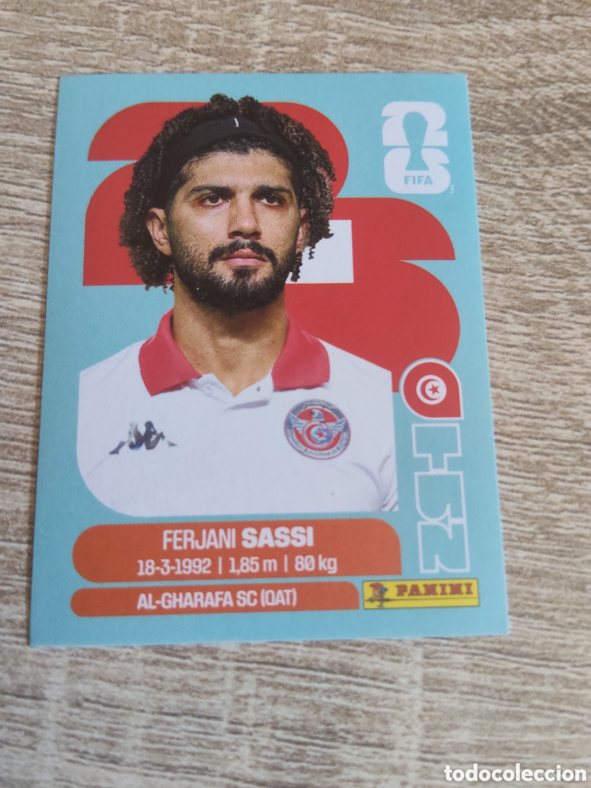 Cromos de F&uacute;tbol: Panini mundial 2026 TUN 11 Ferjani Sassi T&uacute;nez