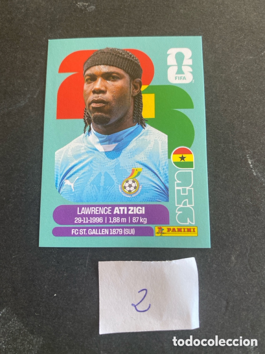 Cromos de F&uacute;tbol: Cromo Ghana Mundial 2026 N* 2 nuevo