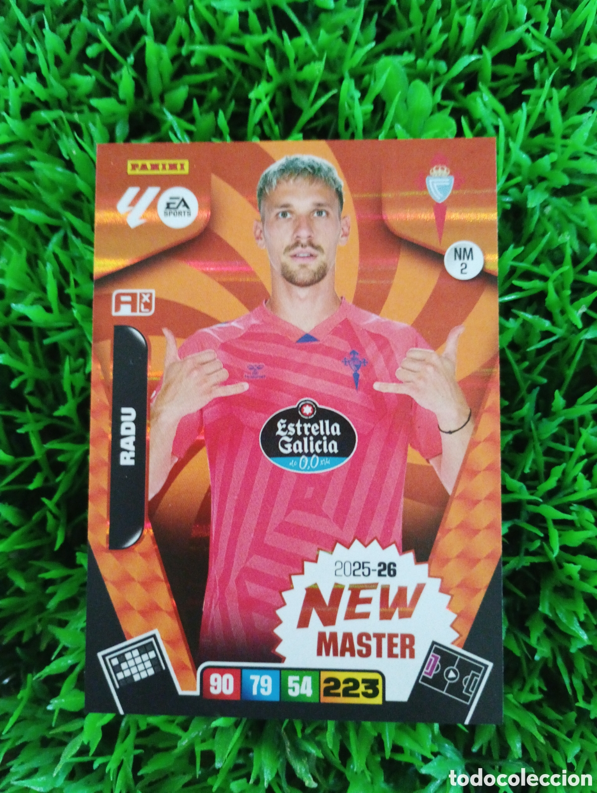 Fu&szlig;ball-Sticker: Radu Celta De Vigo NEW MASTER Adrenalyn 25-26 # NM 2