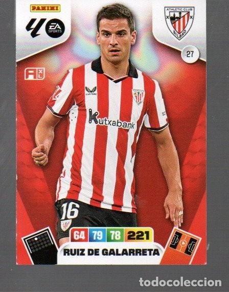 Fu&szlig;ball-Sticker: CROMO DE FUTBOL XL ADRENALYN PANINI N&ordm; 27 DEL BILBAO RUIZ DE GALARRETA