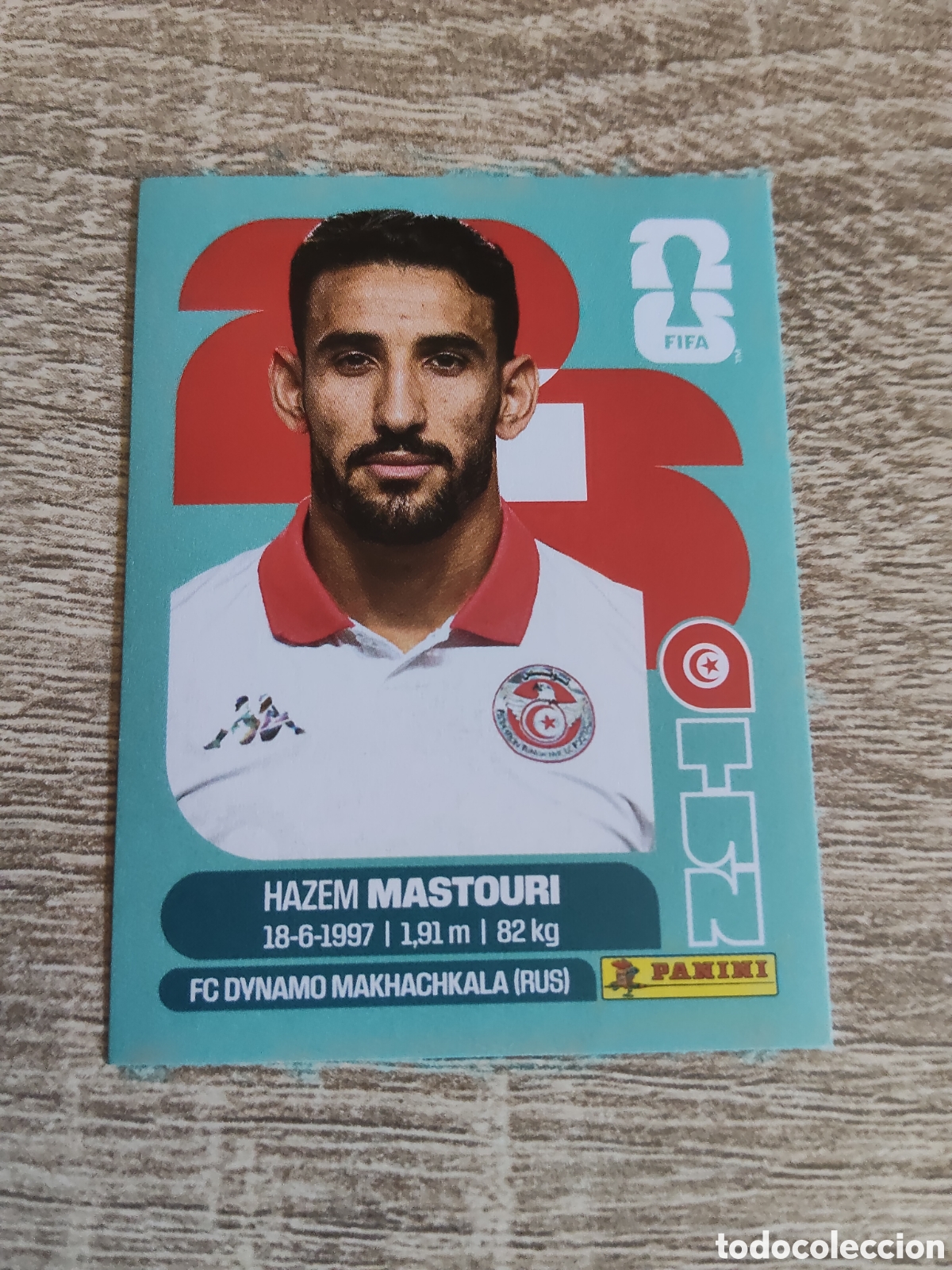 Fu&szlig;ball-Sticker: Panini mundial 2026 TUN 17 Hazem Mastouri T&uacute;nez